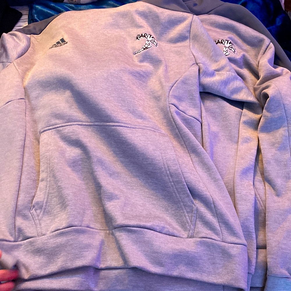 two sweatshirts